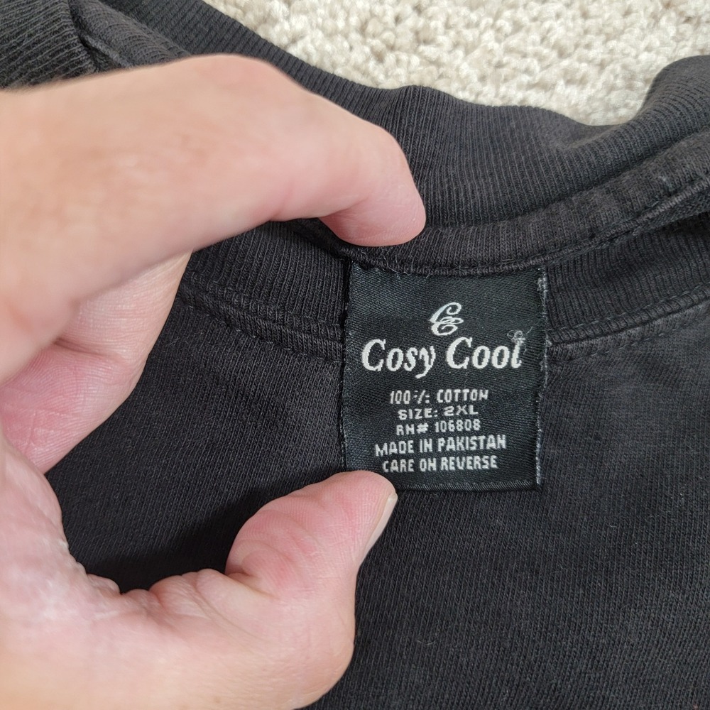 Cosy Cool Men's Sturgis SD‎ Motorcycle Rally Graphic Tee 2006 Black Size 2XL - Picture 3 of 4